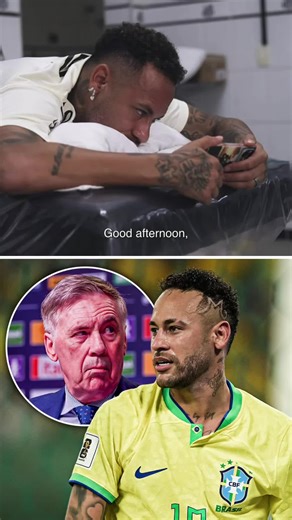 “𝐇𝐞𝐲 𝐀𝐧𝐜𝐞𝐥𝐨𝐭𝐭𝐢, 𝐰𝐡𝐚𝐭 𝐚𝐛𝐨𝐮𝐭 𝐦𝐞?” 🥺💔 Neymar’s 𝒓𝒆𝒂𝒄𝒕𝒊𝒐𝒏 to Brazil final list exclusion 😔🇧🇷