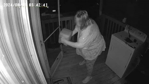Caught on camera: Woman sets house on fire with family of four inside, Montgomery County fire marshal says