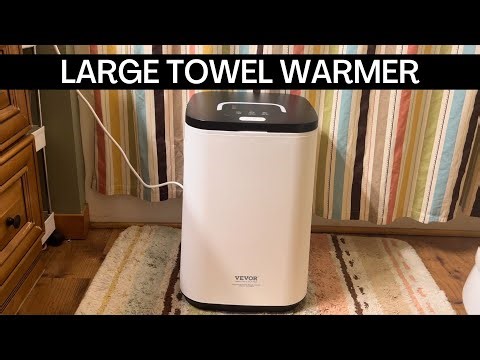 Toasty Towels after a Bath or Shower | Vevor Towel Warmer with Delay Timer