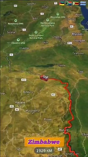Zimbabwe map / travel / road trip/ journey/ trip/ #googleearth #googlemaps #travelmap #zimbabwe