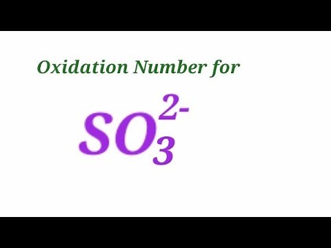 Oxidation Number for SO3 2- . Oxidation state of Sulfite ion. Oxidation state of so32- . So3 -2