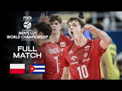 Poland vs. Cuba - Playoffs 5-8 | Men's U21 World Champs 2025 - Full Match