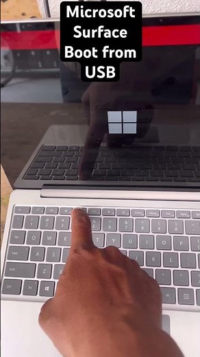 Microsoft Surface Boot from USB #surfacelaptop #surface