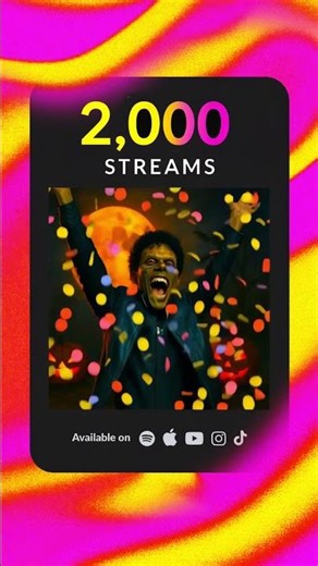 2,000 streams, unbelievable! #halloweenmusic