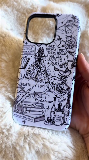 Once upon a time there was a girl who loved to read… it’s me , I’m that girl 📚❤️ fair warning - there’s a few spelling errors I didn’t notice before I purchased. They don’t really bother me though lol #booktok #bookish #phonecase #booklover #onceuponatime
