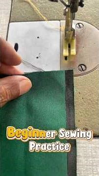 Beginner Sewing Practice #shorts #shortsvideo #sewingtips