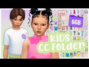 Sims 4 Infant Toddler Kids CC Folder Download 2026 | FREE 1000+ Items (Maxis Match + Realistic)