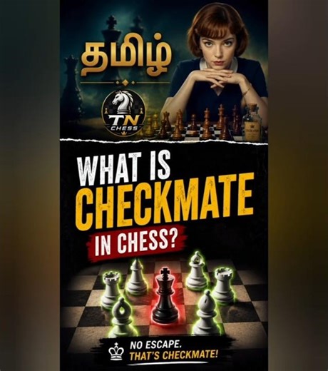 The Ultimate Goal: What is Checkmate? 👑 Chess Basics Tamil #ChessShorts #TamilChess #Chess #Shorts
