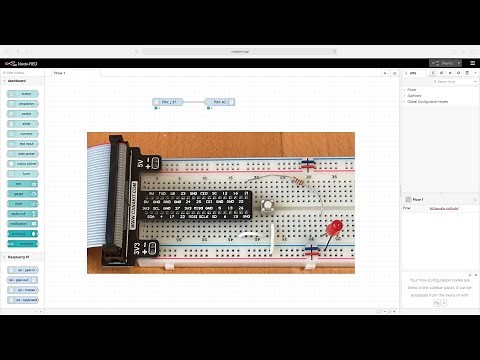 Raspberry Pi Node Red Switch and LED