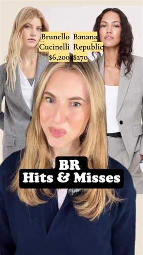 FOND Roni Brunn on Instagram: "Follow me to decode real quality 💎Comment “links” to get my picks! Banana’s recent glow up has delivered both hits and misses. It’s too easy to miss the gems, which means you probably won’t run into someone wearing your maxi dress at the party. While Banana doesn’t match the cashmere at Brunello or Loro, my picks do deliver fabrics with integrity: >90% wool, smooth hand feel, great body. That’s the game: playing where you can win. Comment “news” for my style newsl