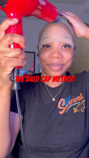 Part 1: The Bald Cap Method, for a better results u can use a HD cap #baldcapmethod #got2b #wigs
