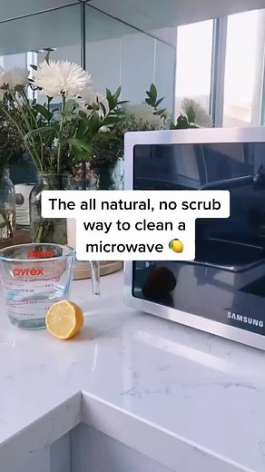 Effortless Microwave Cleaning with Lemon | No Scrub Method
