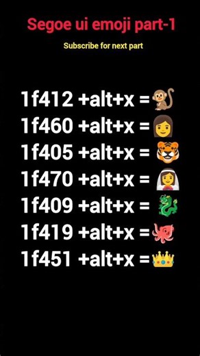 Window -7 Segoe Ui emoji part-1. #computer