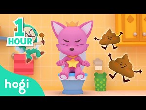 [1 HOUR LOOP] Potty PartySing Along Hogi & Pinkfong - Videos For Kids