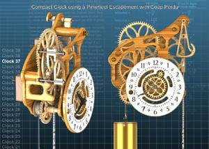 Clock 37 - Pinwheel Escapement - Brian Law’s Woodenclocks