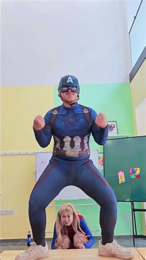 Take a poop Captain America wasn't scared #美国队长 #二次元 #美漫