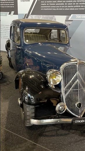 Citroën Traction de 1934 au Mondial de l'Auto à Paris en octobre 2024 #automobile #conseilsauto