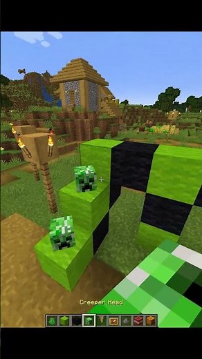 Minecraft But How To Spawn TITAN Creeper? #minecraft #shorts