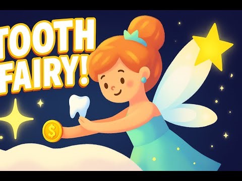 ✨ Tooth Fairy Flying! | Cute Kids Song & Magical Bedtime Animation 🧚‍♀️🌙