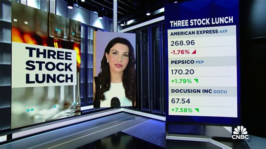 3-Stock Lunch: American Express, PepsiCo & Docusign