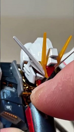 RG Strike Freedom Gundam [Titanium Finish] Cockpit hatch opening and closing gimmick. [Partially ...