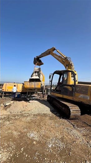 How to move a machine from one place to another!! #construction #machine #constructionequipment