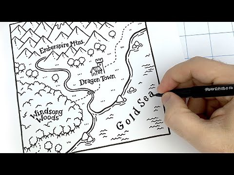 How To Letter Your Hand Drawn Maps!