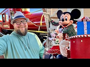 Disney’s Magic Kingdom Christmas | WDW Railroad is BACK & Christmas Parade | Walt Disney World
