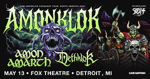 Prepare yourselves for Dethklok & Amon Amarth for THE AMONKLOK CONQUEST tour at #TheFox on May 13!! ⚔️🔥 With special guest Castle Rat. Tickets on sale this Friday! 🛡️ | Fox Theatre
