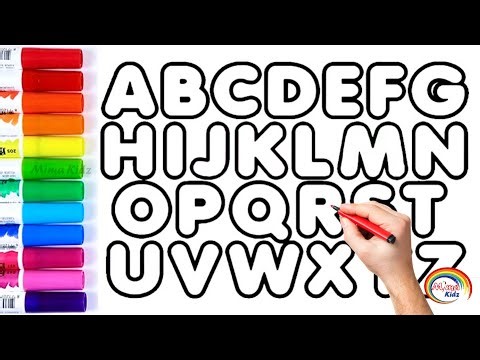 Learn to draw Alphabet, Numbers, shapes for kids and toddlers | Abc-123,shapes | Abc song | Mimakidz