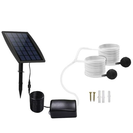 Solar Powered Oxygenator Pond Pump Aerator Fish Tank - Walmart.ca