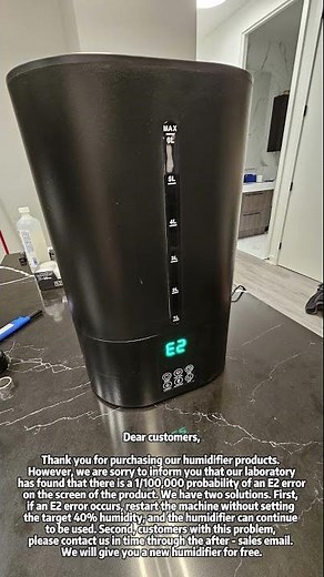 How to solve the “E2” error?