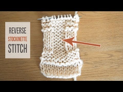 How to Knit: Reverse Stockinette | Simple Stitch for Beginners | Knitting Lesson