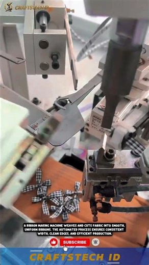 Automatic Ribbon Making Machine | High-Speed & Precision Production #machine #factoryproducts
