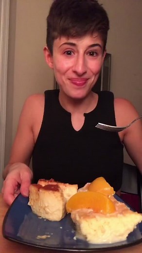 Flan & Tres Leches Cake Mukbang Eating Show with ASMR