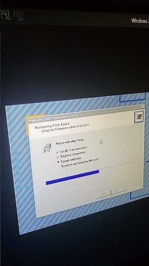 Installing Windows 2000 on a virtual machine demo part 2