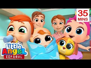 ¡Las Fotos de Mi Familia! 🖼️| Canciones Infantiles de Bebé Juan | Little Angel Español