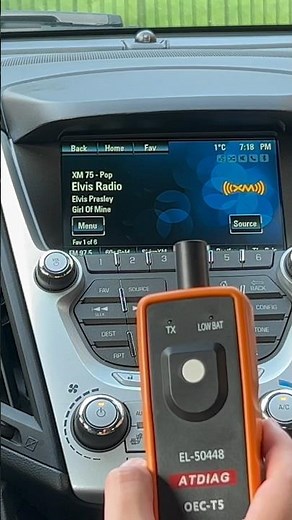 Chevy equinox TPMS reset