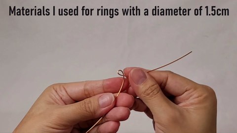 Simple twisted ring | Unisex | couple | men and women ring | jewelry making tutorial 1002