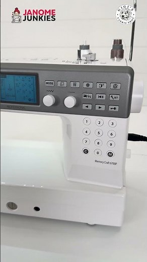 Learn how to properly thread your machine and wind a bobbin on the Janome MC 6650 and MC 6700.🙌