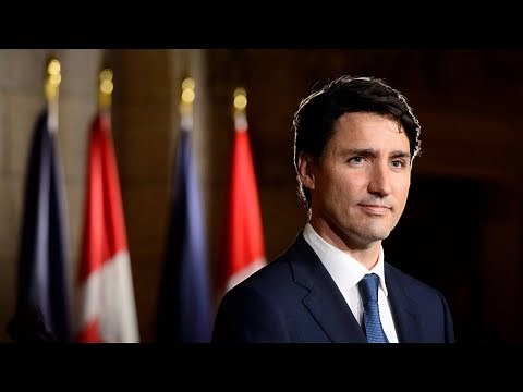 Prime Minister Justin Trudeau addresses the French National Assembly
