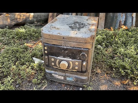 Restoration Old LG Stereo radio Cassette CD 3 Disc Player