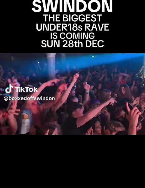 Swindon Under 18s Rave Coming to Bristol - 28th Dec