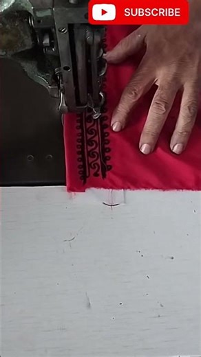 🔥So pretty border lace embroidery!✨🪡 #viral #shorts #embroidery