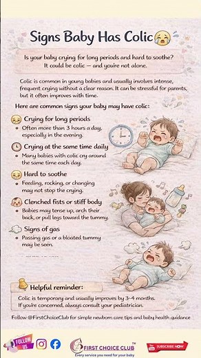 Signs Baby Has Colic 😰👶
