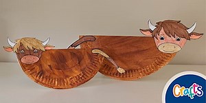 Rocking Highland Cow Card Craft