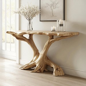 Live Edge Table Narrow Entryway Table Console Furniture Entry Way Table Farmhouse Console Table Handmade Rustic Natural Wood Console Table - Etsy