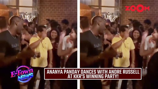 80K views · 2.5K reactions | Ananya Panday's dancing video with cricketer Andre Russell at KKR's victory party has gone viral. Check it out! #zoomtv #etownnews #ananyapanday #kkrwinningparty #actress #cricketer #Bollywood | Zoom TV | Facebook