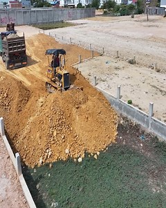 Mastering Machinery: Advanced Bulldozer Techniques and 5-Ton Truck Coordination | Bulldozer Cambodia