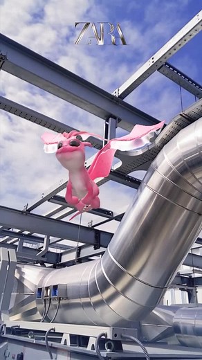 Spot the dragon! We present Y2K creatures, a new collection in the metaverse, available on Zepeto. Check the filters at zara.com! #zara#y2kcreatures